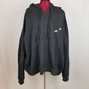 Women's Rue+ Sweatshirt Queen Bee Hoodie Gray 3x